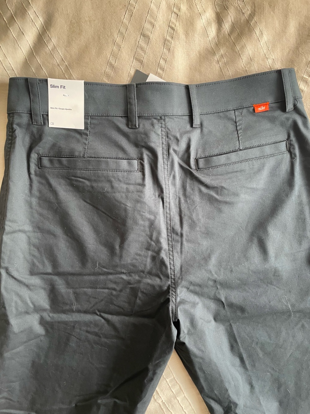 $90 NWT Nike Slim Fit Golf Pants DA4130 010 32x30 Black